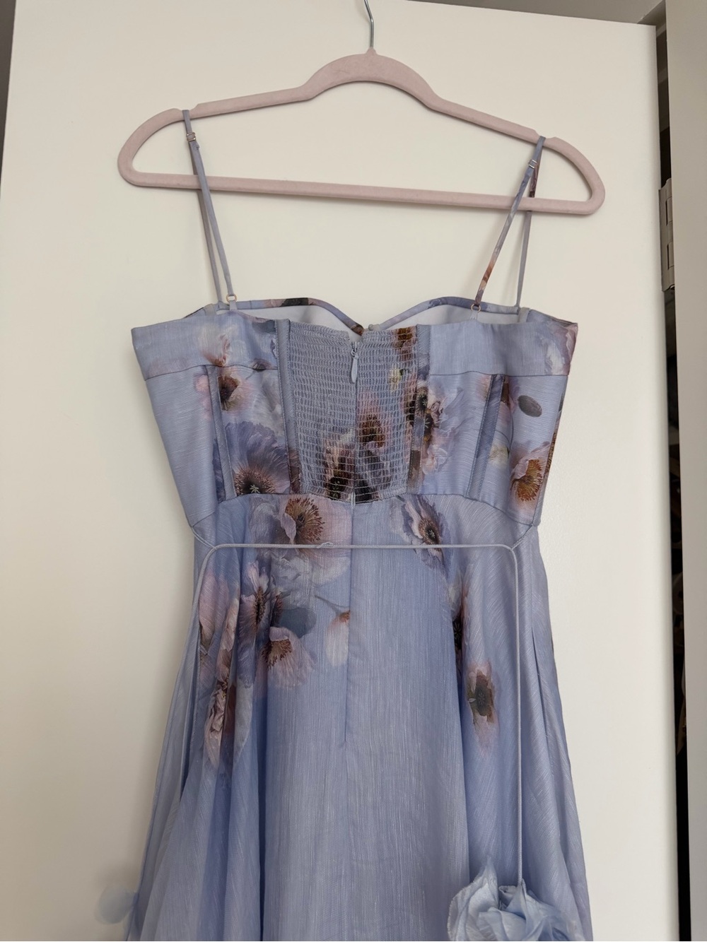 Zimmermann Lilac Floral Corset Evening Dress - Picture 4 of 5